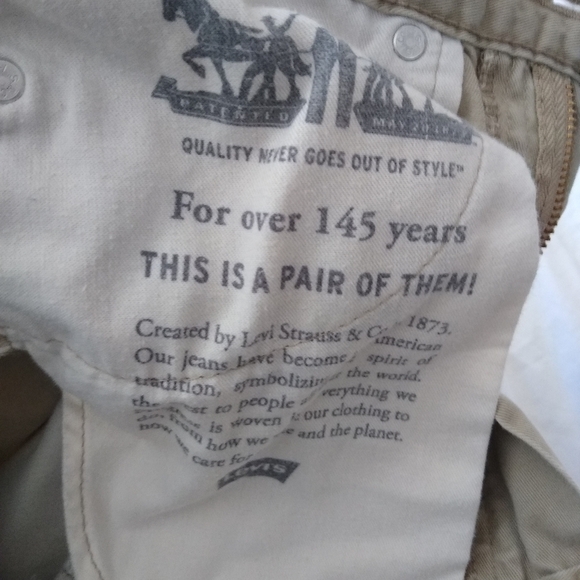 Levi's Men's 514 Jeans, Beige, 30 x 32 - Picture 6 of 10